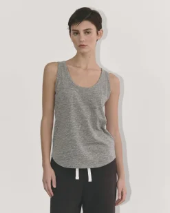 Everlane Loungewear|Tees*The Perform Tank Heathered Grey / Olive