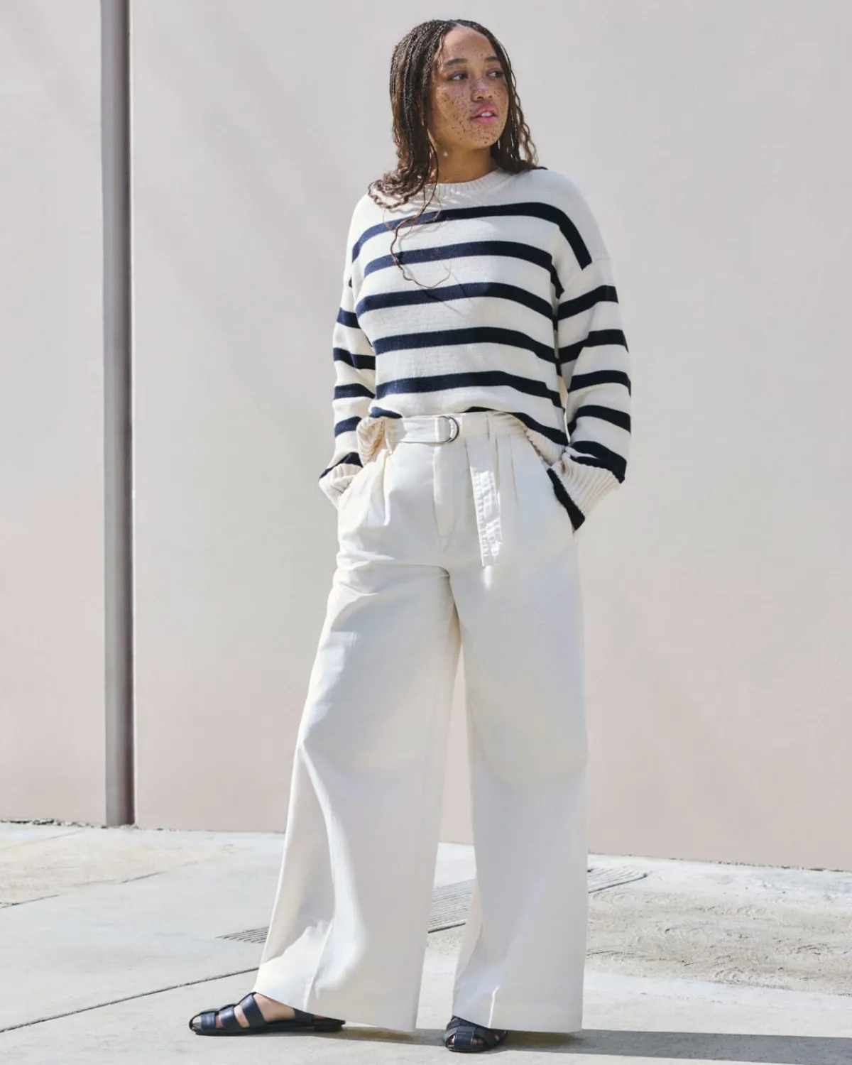 Everlane Pants|Wide-Leg Pants*The Pleated Wide-Leg Chino