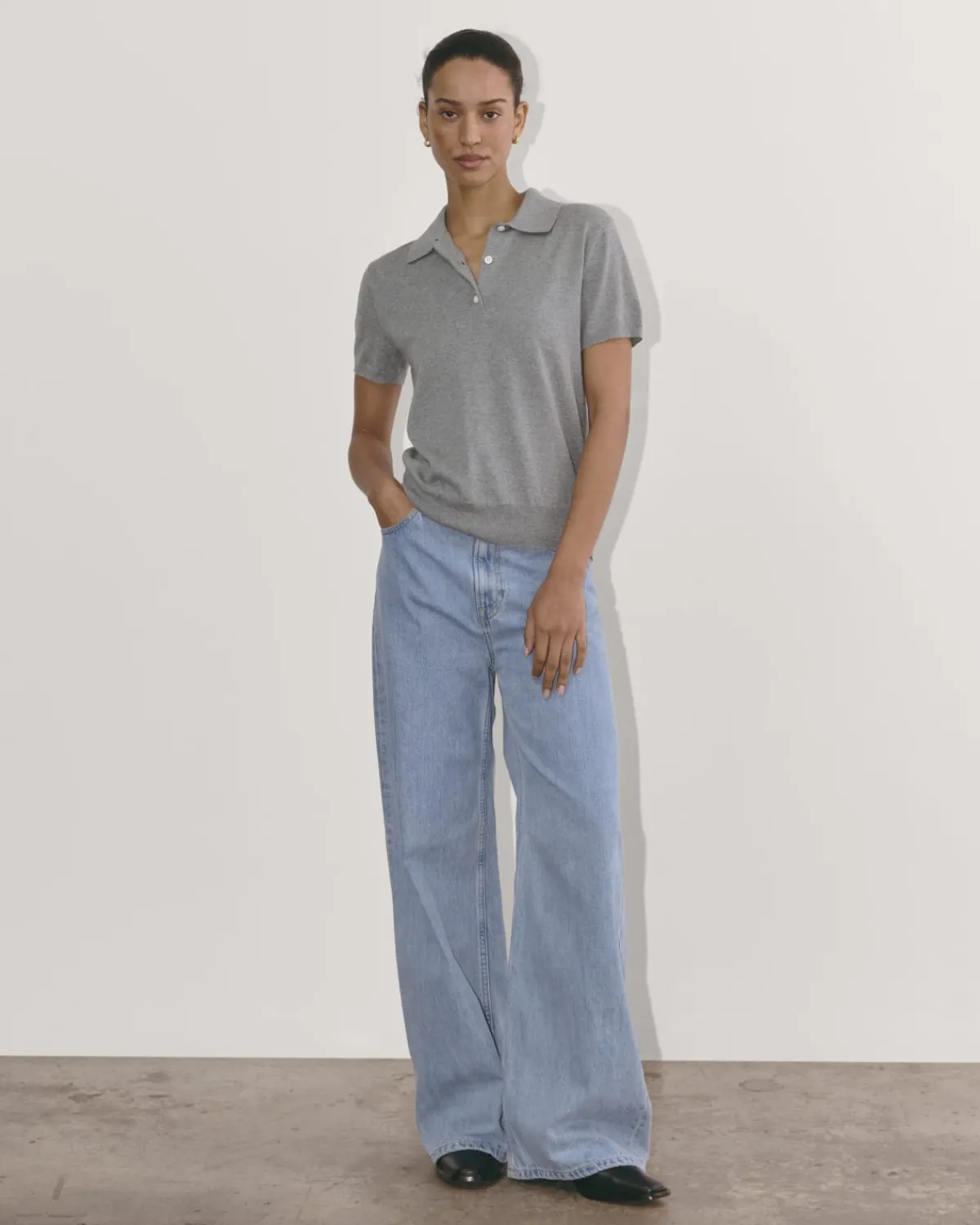 Everlane Sweaters*The Polo in Cotton Cashmere