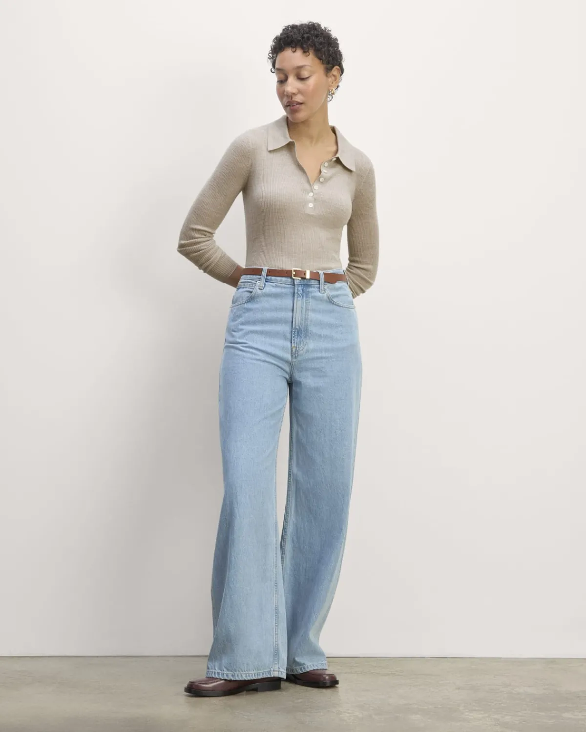 Everlane Sweaters*The Polo in Ultrasoft Merino