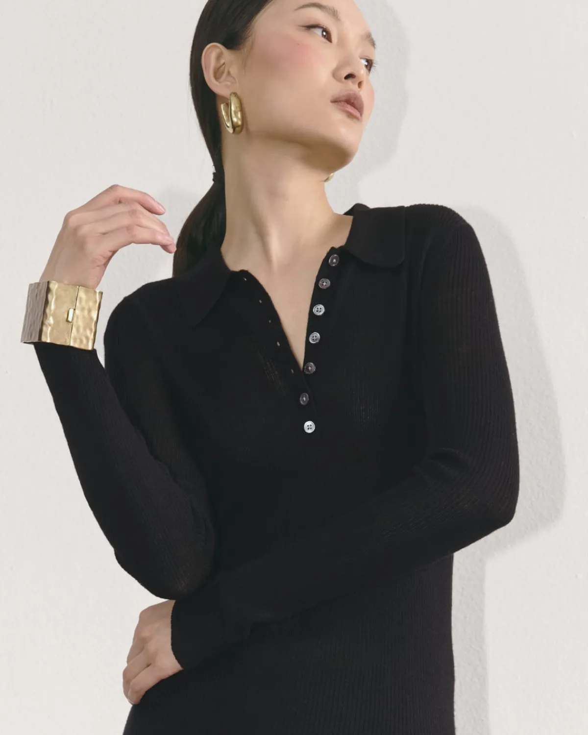 Everlane Sweaters*The Polo in Ultrasoft Merino