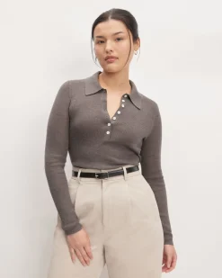 Everlane Sweaters*The Polo in Ultrasoft Merino