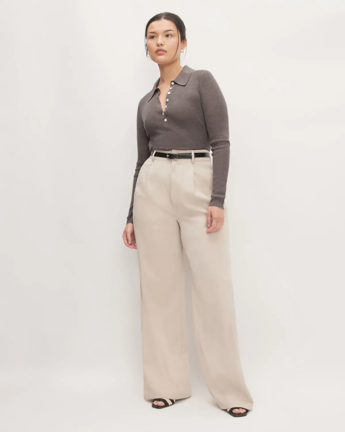 Everlane Sweaters*The Polo in Ultrasoft Merino