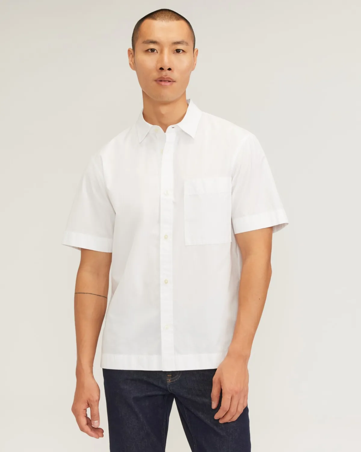 Everlane Shirts|Button Down Shirts*The Poplin Short-Sleeve Shirt