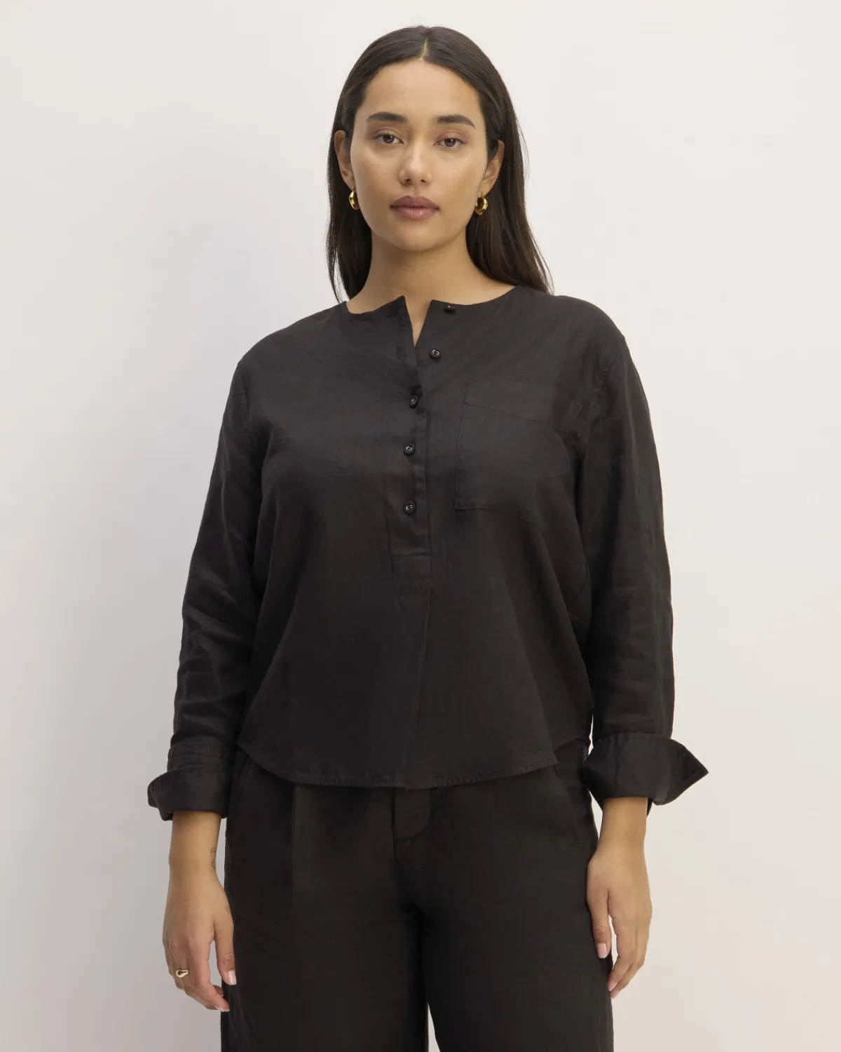 Everlane Tops*The Popover Shirt in Linen