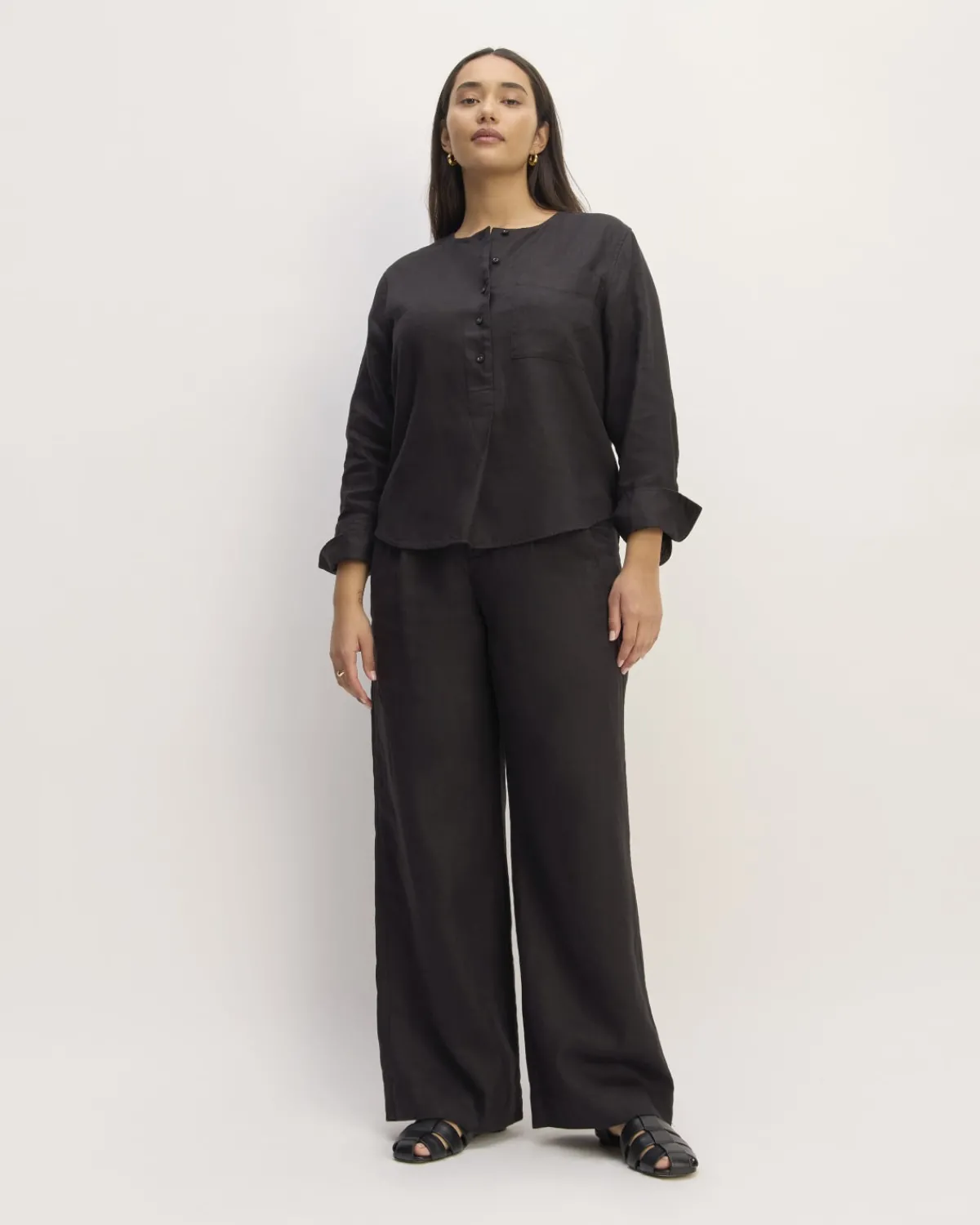 Everlane Tops*The Popover Shirt in Linen
