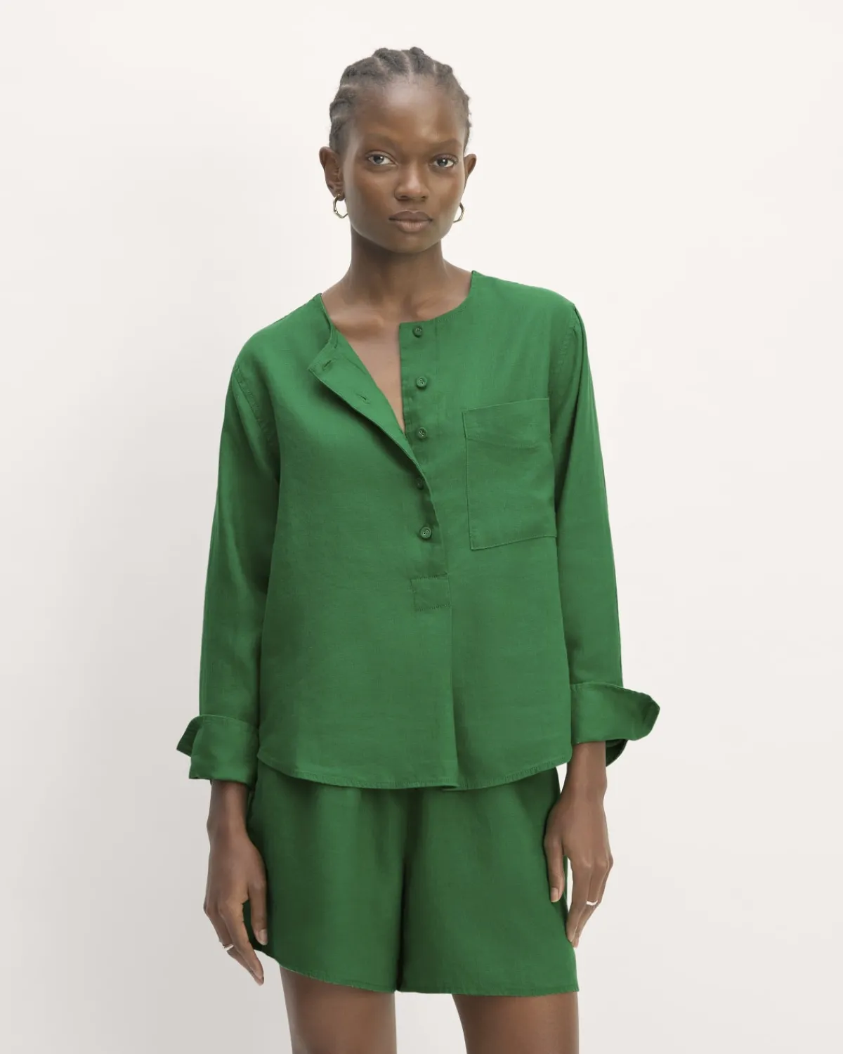 Everlane Tops*The Popover Shirt in Linen