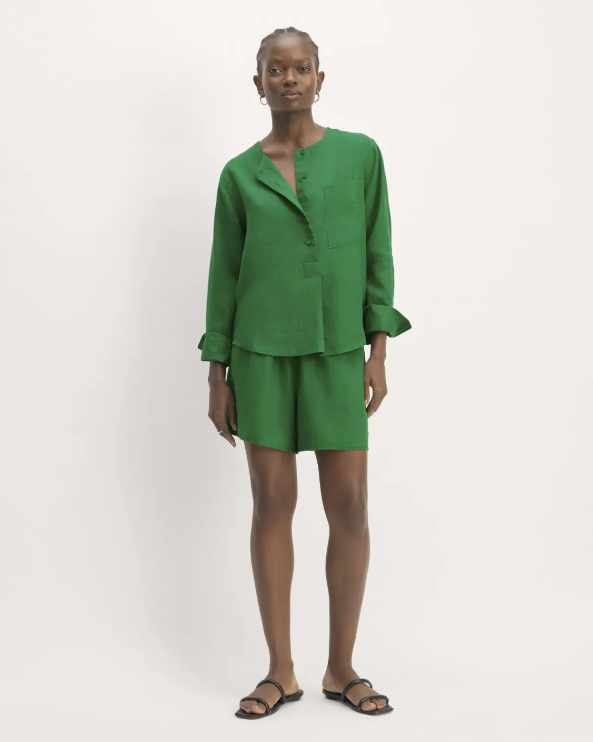 Everlane Tops*The Popover Shirt in Linen