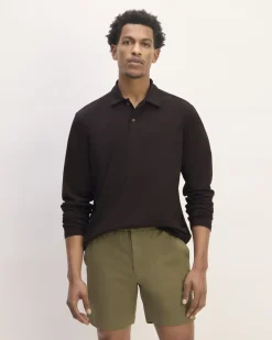Everlane Shirts|Long Sleeve Shirts*The Premium Weight Long-Sleeve Polo