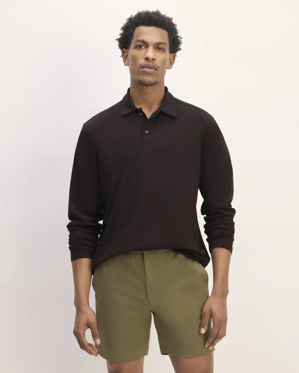 Everlane Shirts|Long Sleeve Shirts*The Premium Weight Long-Sleeve Polo