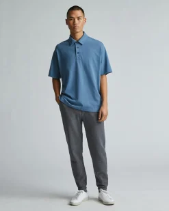 Everlane Shirts|Short Sleeve Shirts*The Premium Weight Relaxed Polo Bluefin
