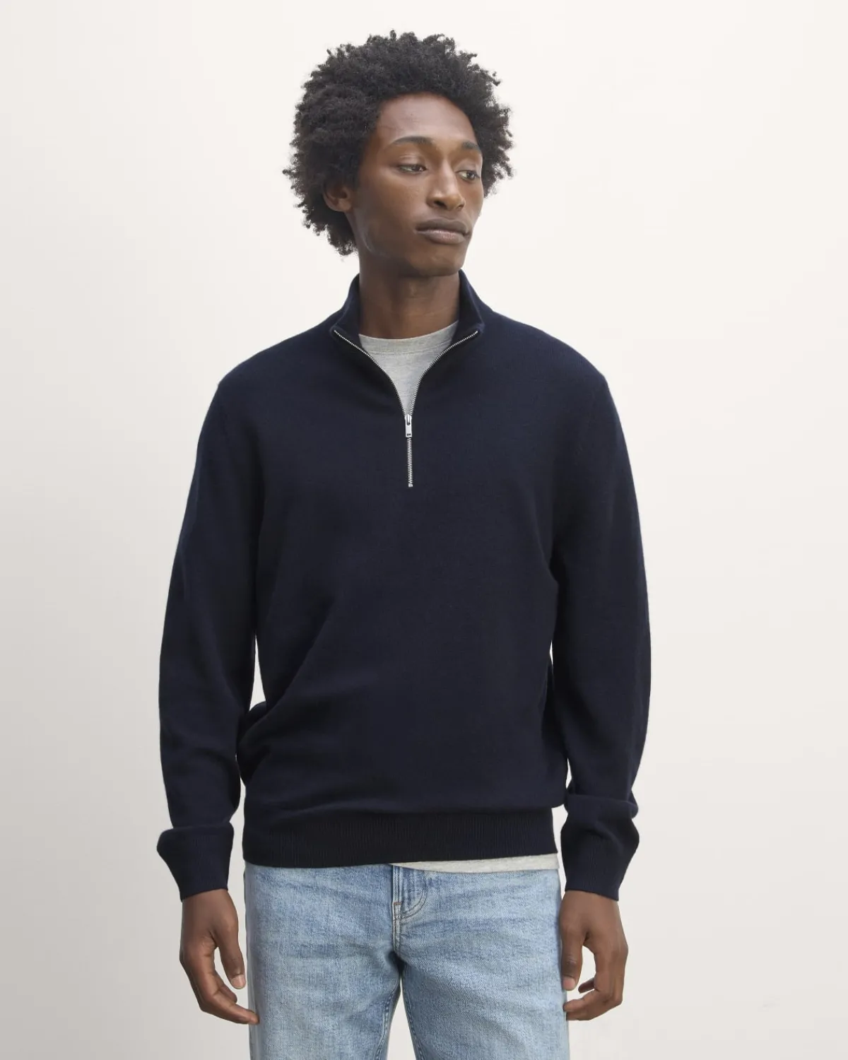 Everlane Sweaters|Turtleneck Sweaters*The Quarter-Zip in Cashmere