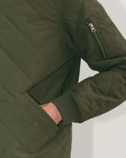 Everlane Jackets & Coats|Shirts*The Quilted Bomber Toasted Coconut