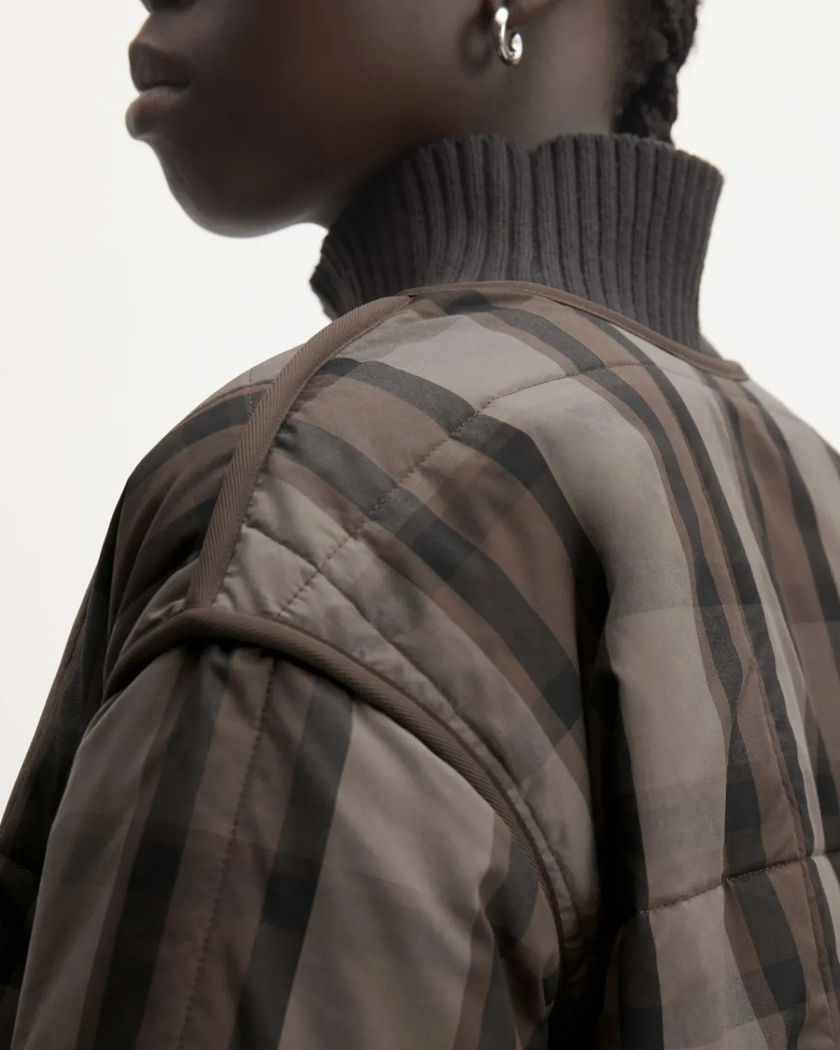 Everlane Jackets & Coats|Jackets*The Quilted Cotton Liner Abalone / Black / Earth Brown