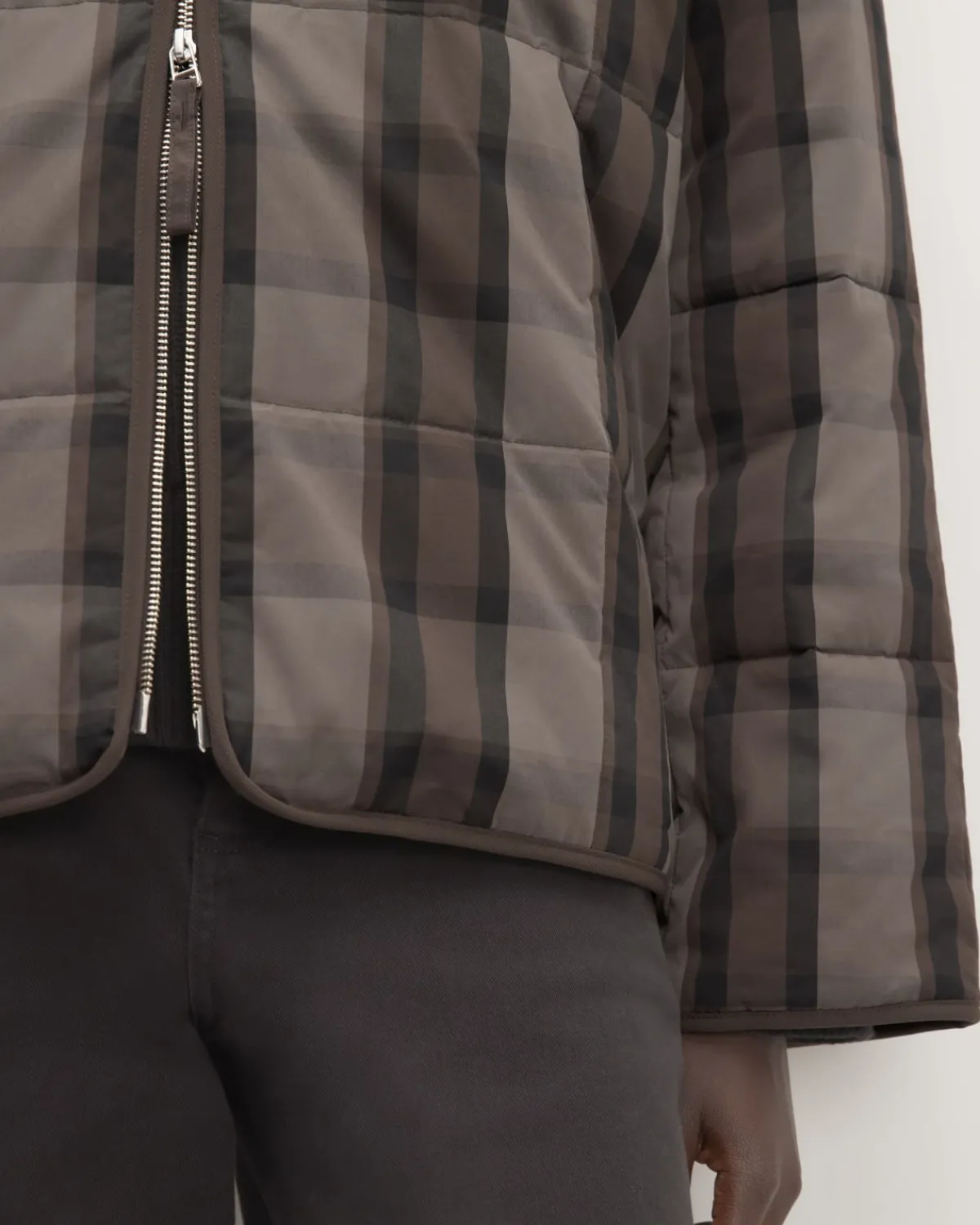 Everlane Jackets & Coats|Jackets*The Quilted Cotton Liner Abalone / Black / Earth Brown