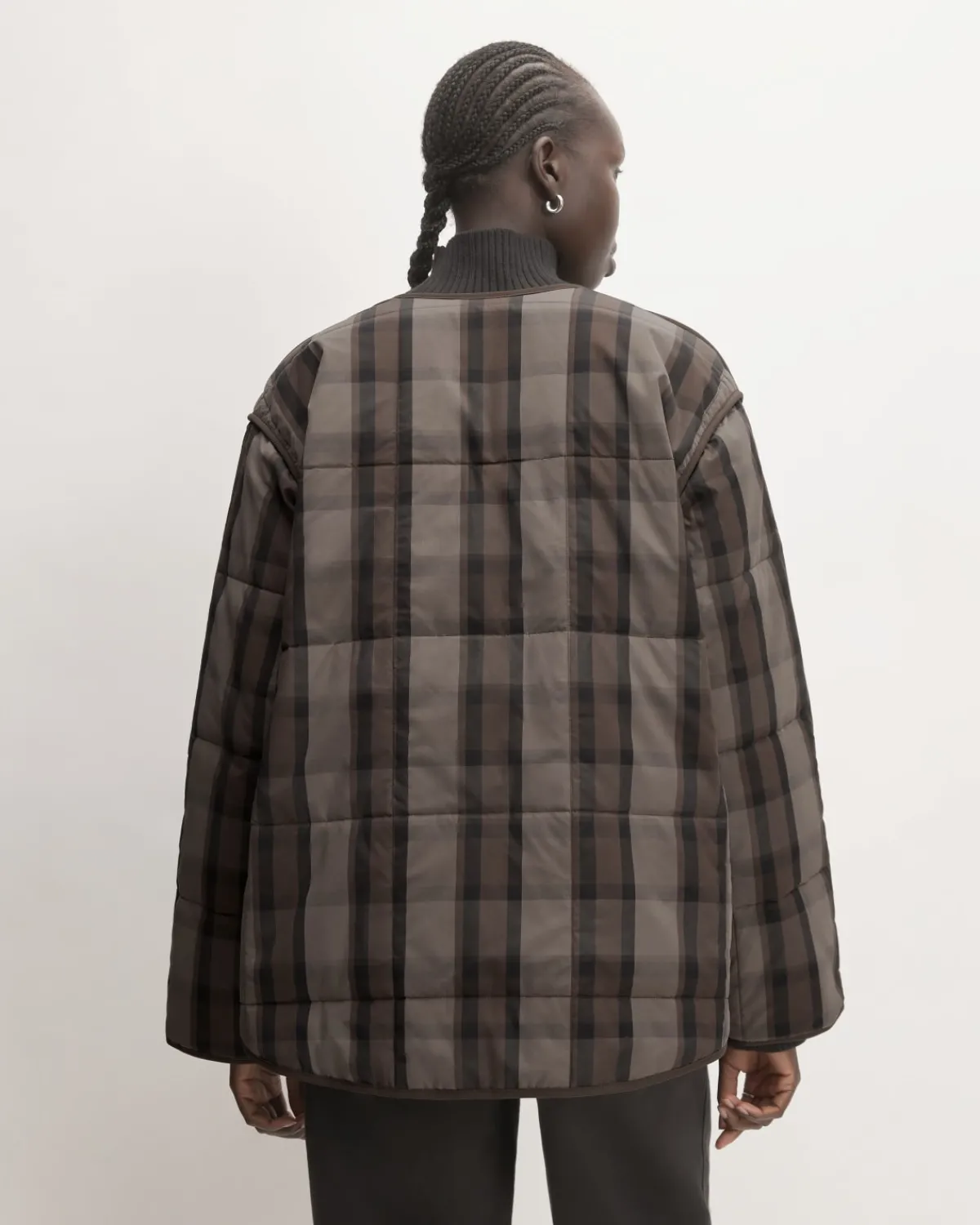 Everlane Jackets & Coats|Jackets*The Quilted Cotton Liner Abalone / Black / Earth Brown