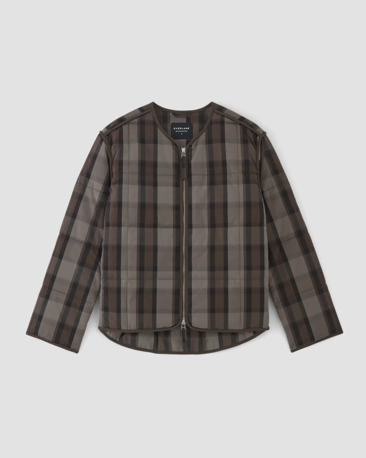 Everlane Jackets & Coats|Jackets*The Quilted Cotton Liner Abalone / Black / Earth Brown