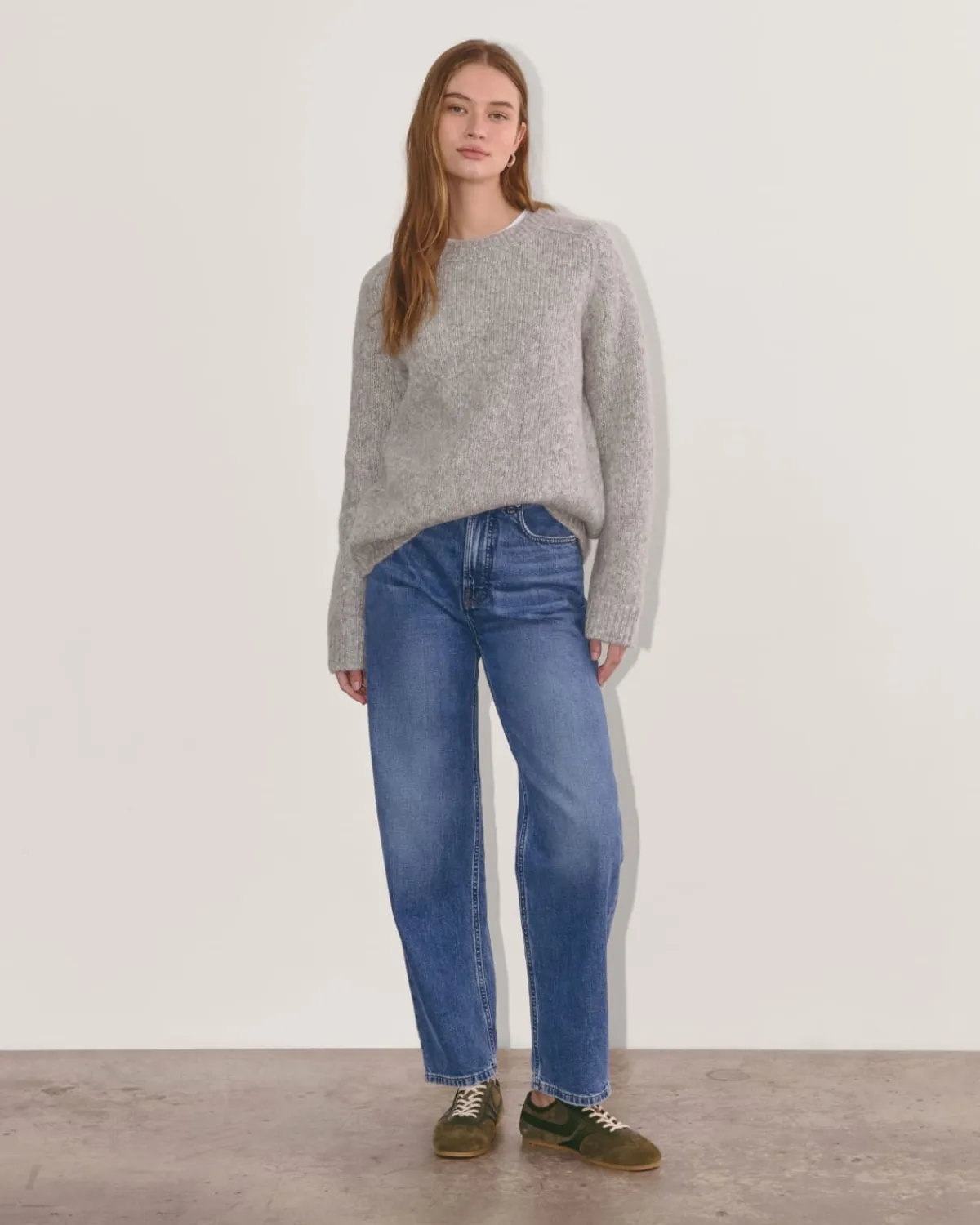Everlane Sweaters|Crew Sweaters*The Relaxed Crew in Cloud