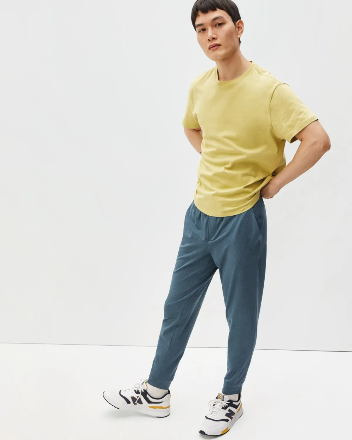 Everlane Pants|Pull-On Pants*The ReNew Air Pant Heathered Kingfisher Blue