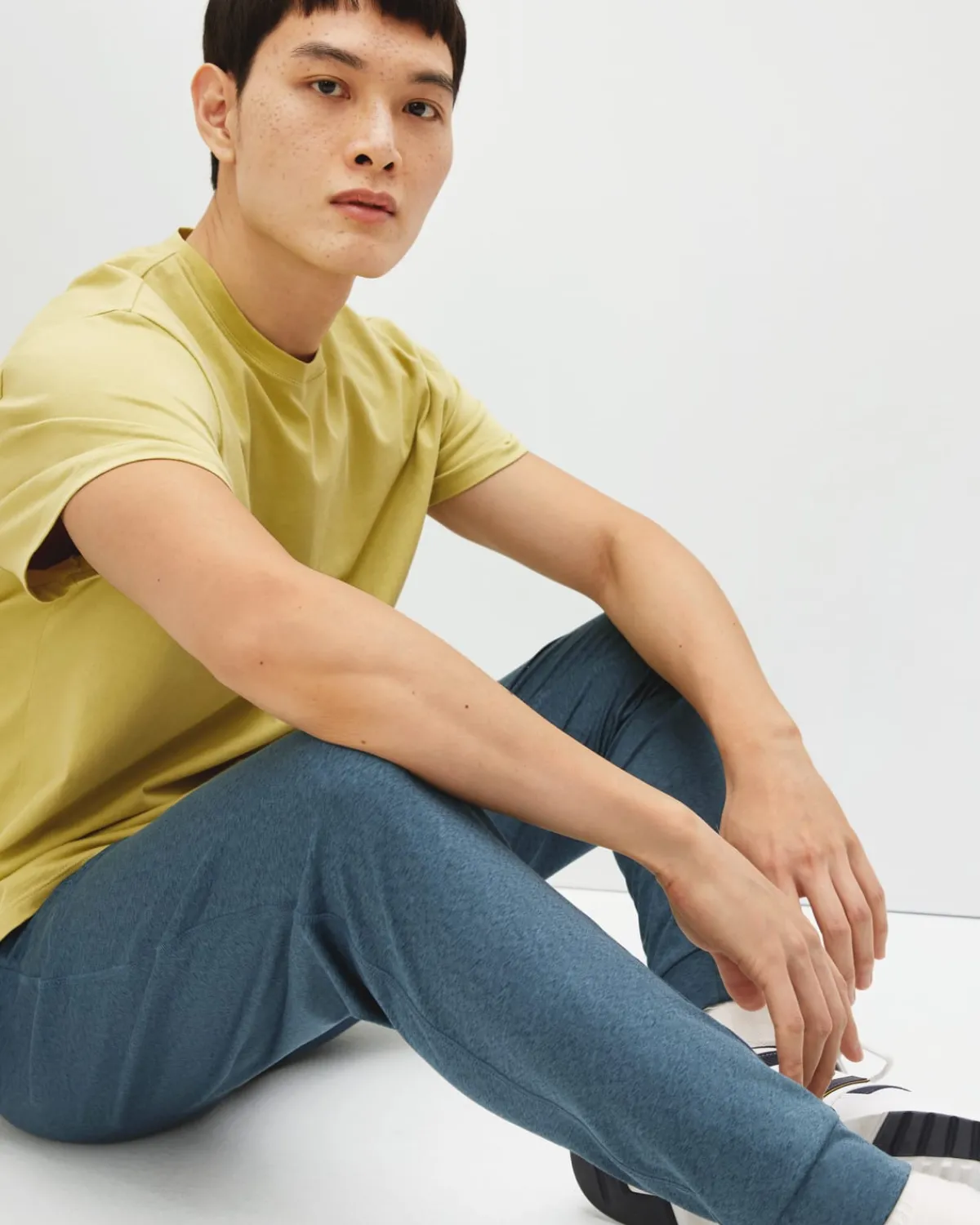 Everlane Pants|Pull-On Pants*The ReNew Air Pant Heathered Kingfisher Blue