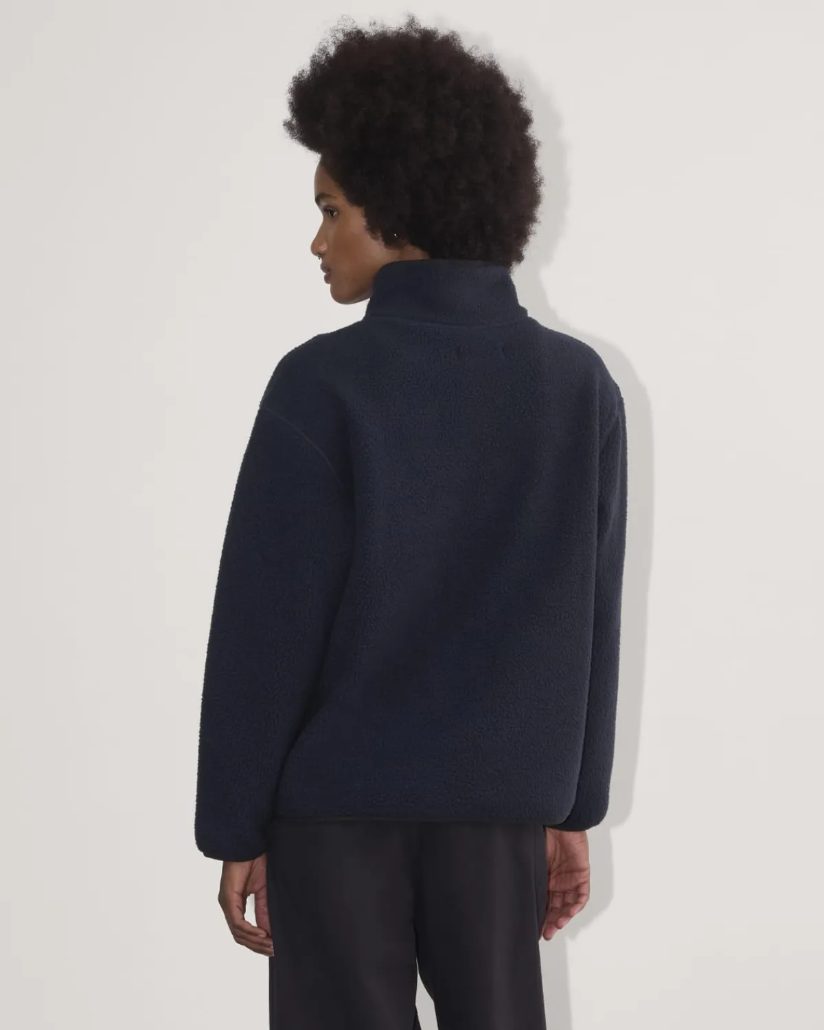 Everlane Loungewear*The ReNew Fleece Oversized Half-Zip