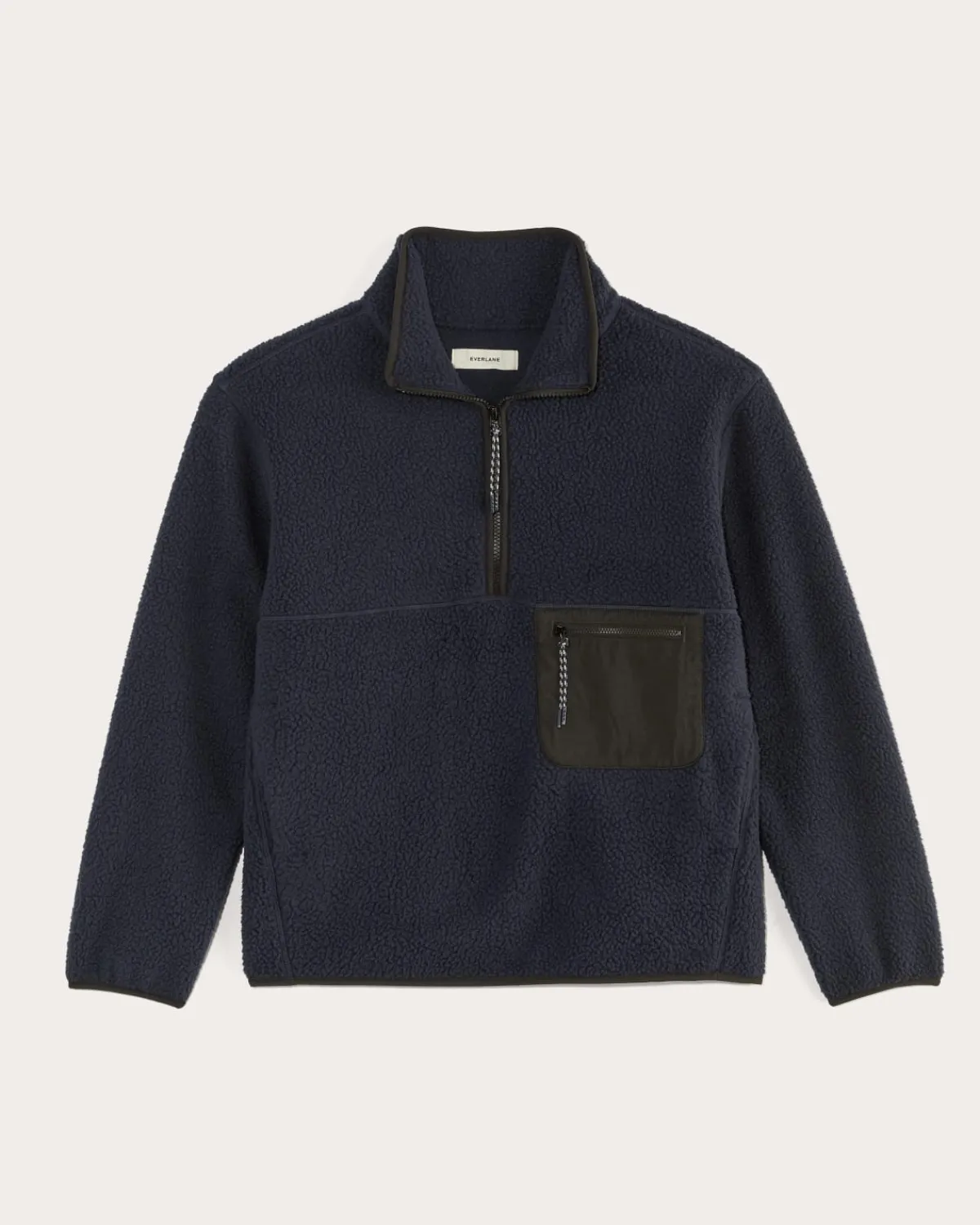 Everlane Loungewear*The ReNew Fleece Oversized Half-Zip