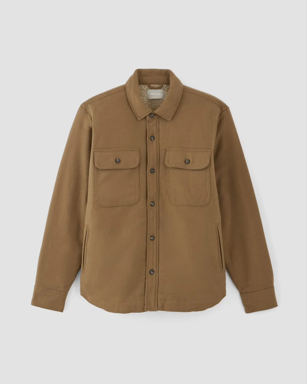 Everlane Jackets & Coats|Shirts*The ReNew Fleece-Lined Heavyweight Overshirt Deep Navy