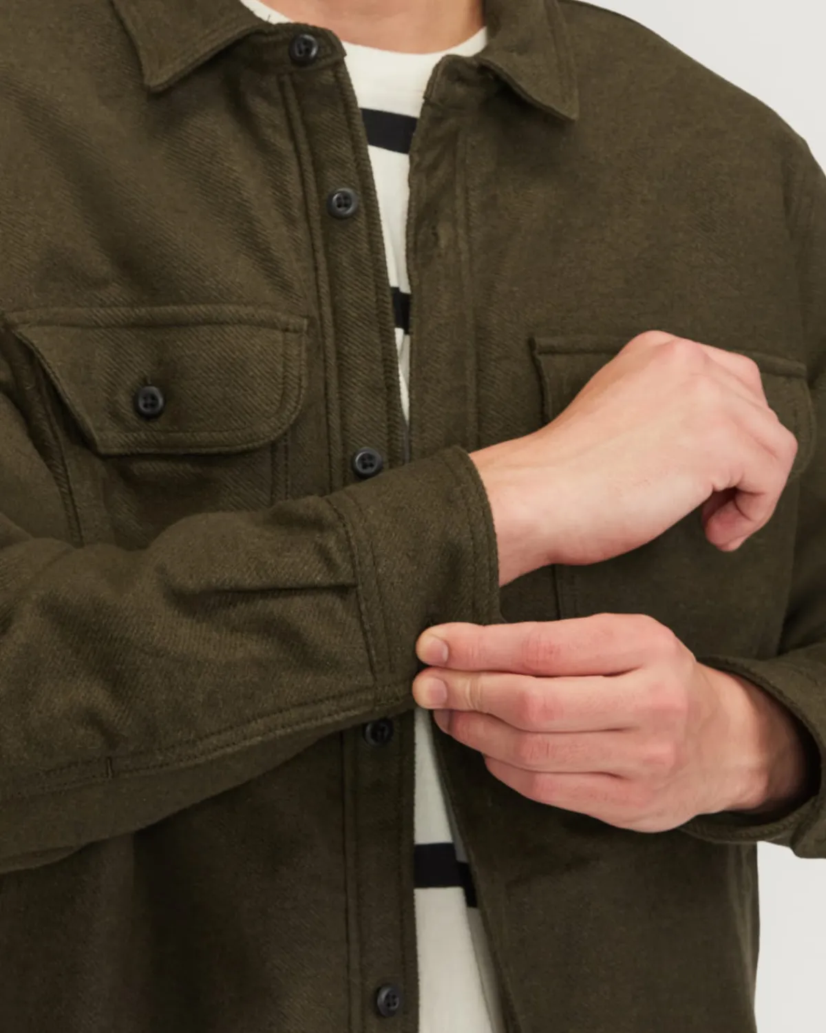 Everlane Jackets & Coats|Shirts*The ReNew Fleece-Lined Heavyweight Overshirt Deep Navy