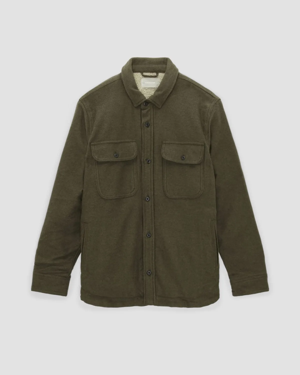 Everlane Jackets & Coats|Shirts*The ReNew Fleece-Lined Heavyweight Overshirt Deep Navy