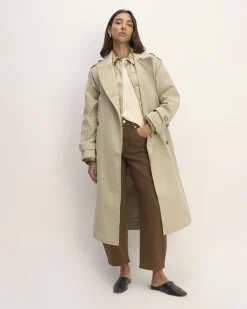 Everlane Jackets & Coats*The ReNew Long Trench Coat Trench Coat Khaki