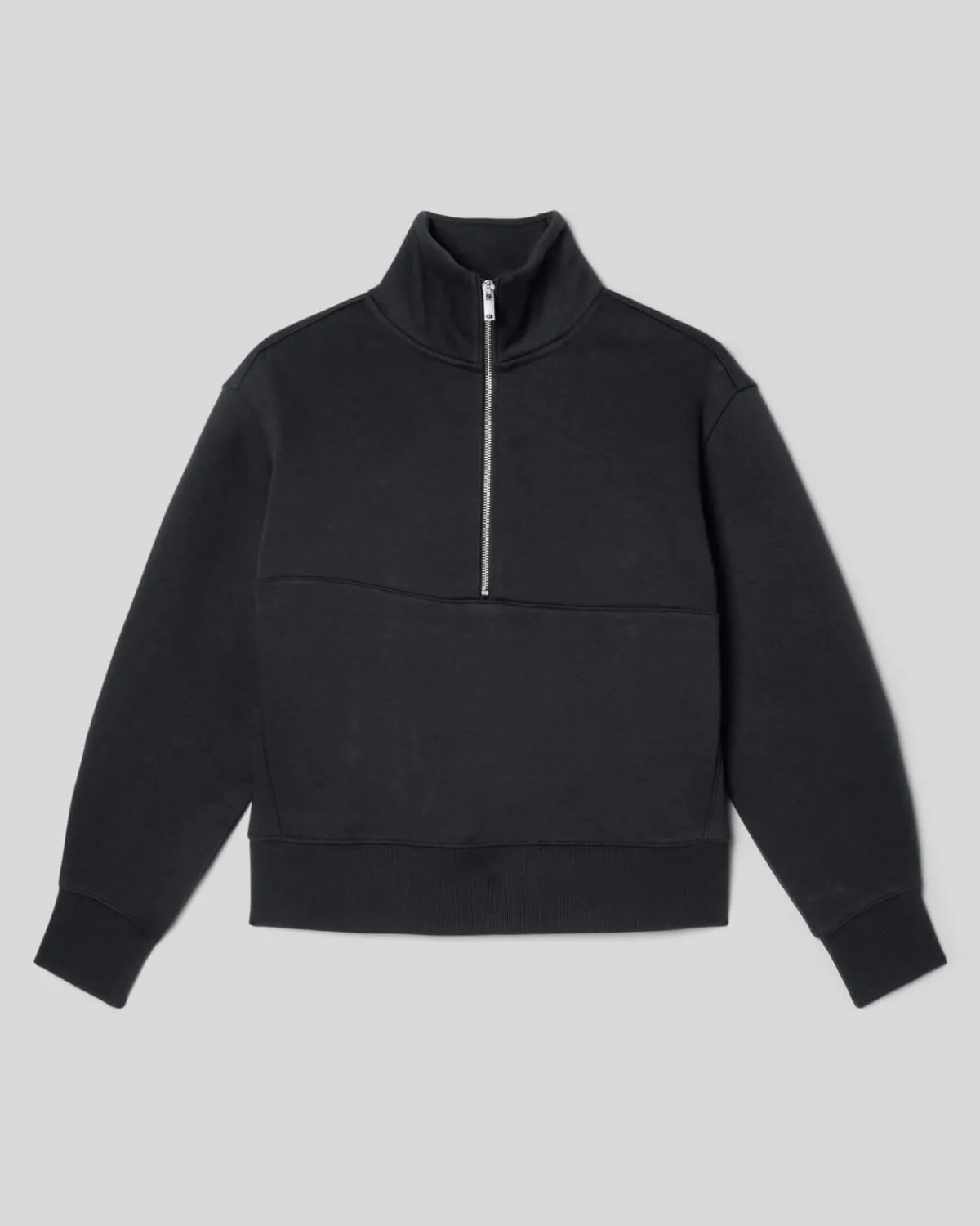 Everlane Loungewear*The ReTrack Half-Zip Sweatshirt Black