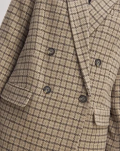 Everlane Jackets & Coats|Blazers*The ReWool® Double-Breasted Blazer Beige Houndstooth