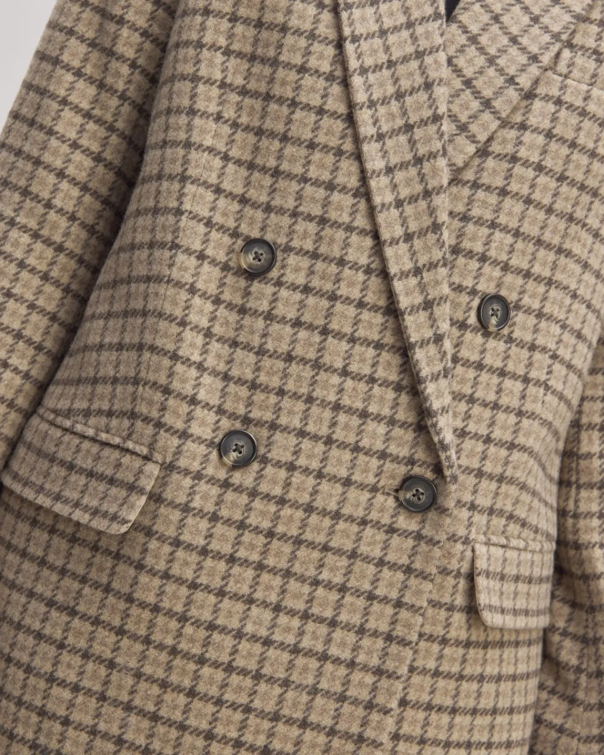 Everlane Jackets & Coats|Blazers*The ReWool® Double-Breasted Blazer Beige Houndstooth