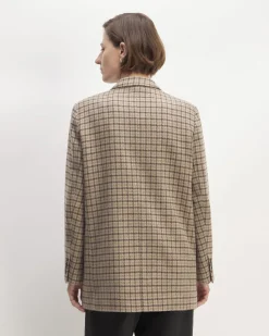 Everlane Jackets & Coats|Blazers*The ReWool® Double-Breasted Blazer Beige Houndstooth