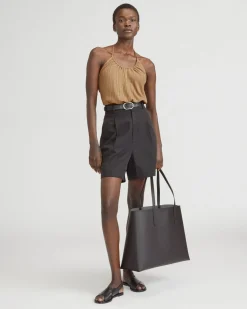 Everlane Tops*The Rib Soft Knit Halter Top Caramel