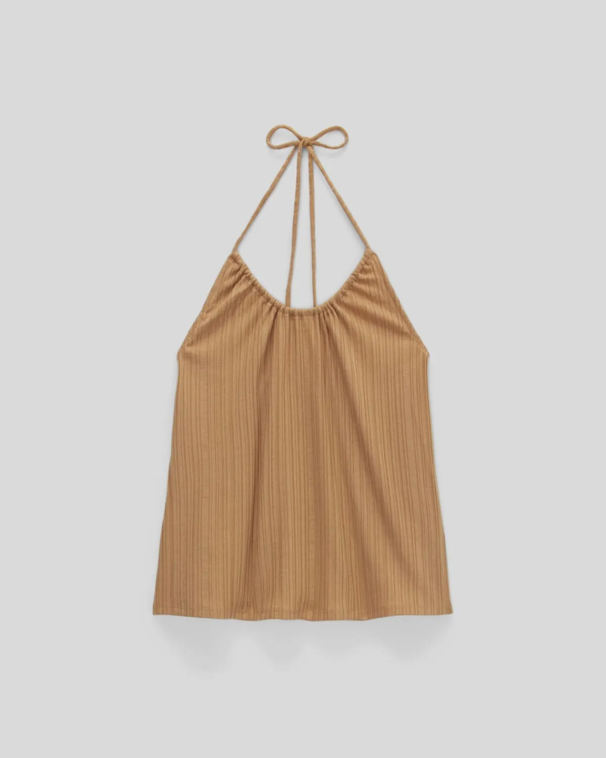 Everlane Tops*The Rib Soft Knit Halter Top Caramel