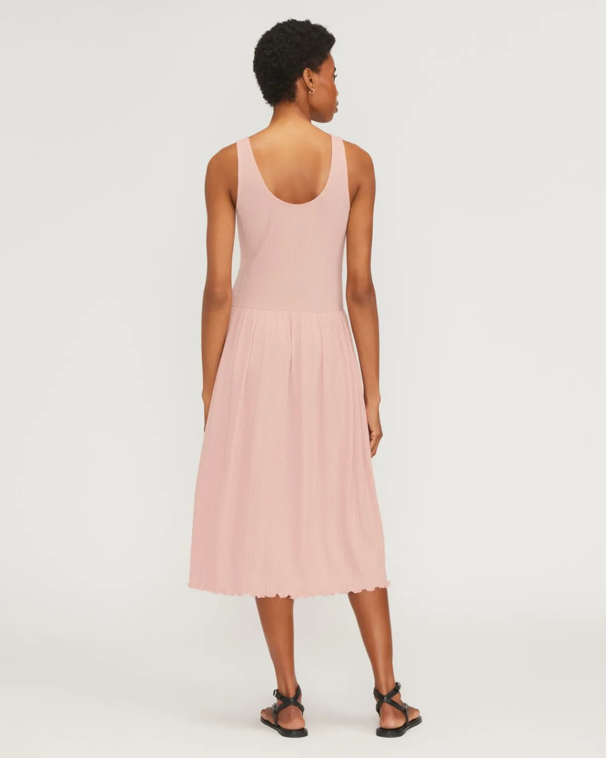 Everlane Dresses*The Rib Soft Knit Scoop-Neck Dress