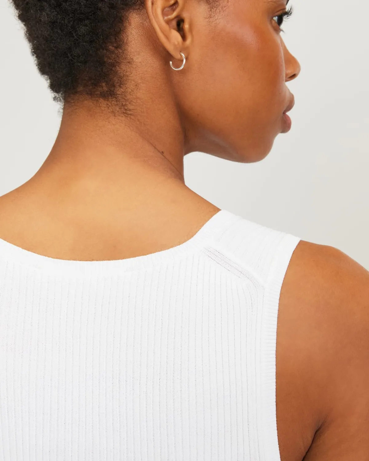Everlane Sweaters*The Ribbed Cutaway Tank White