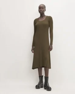 Everlane Dresses*The Ribbed Scoopneck Dress