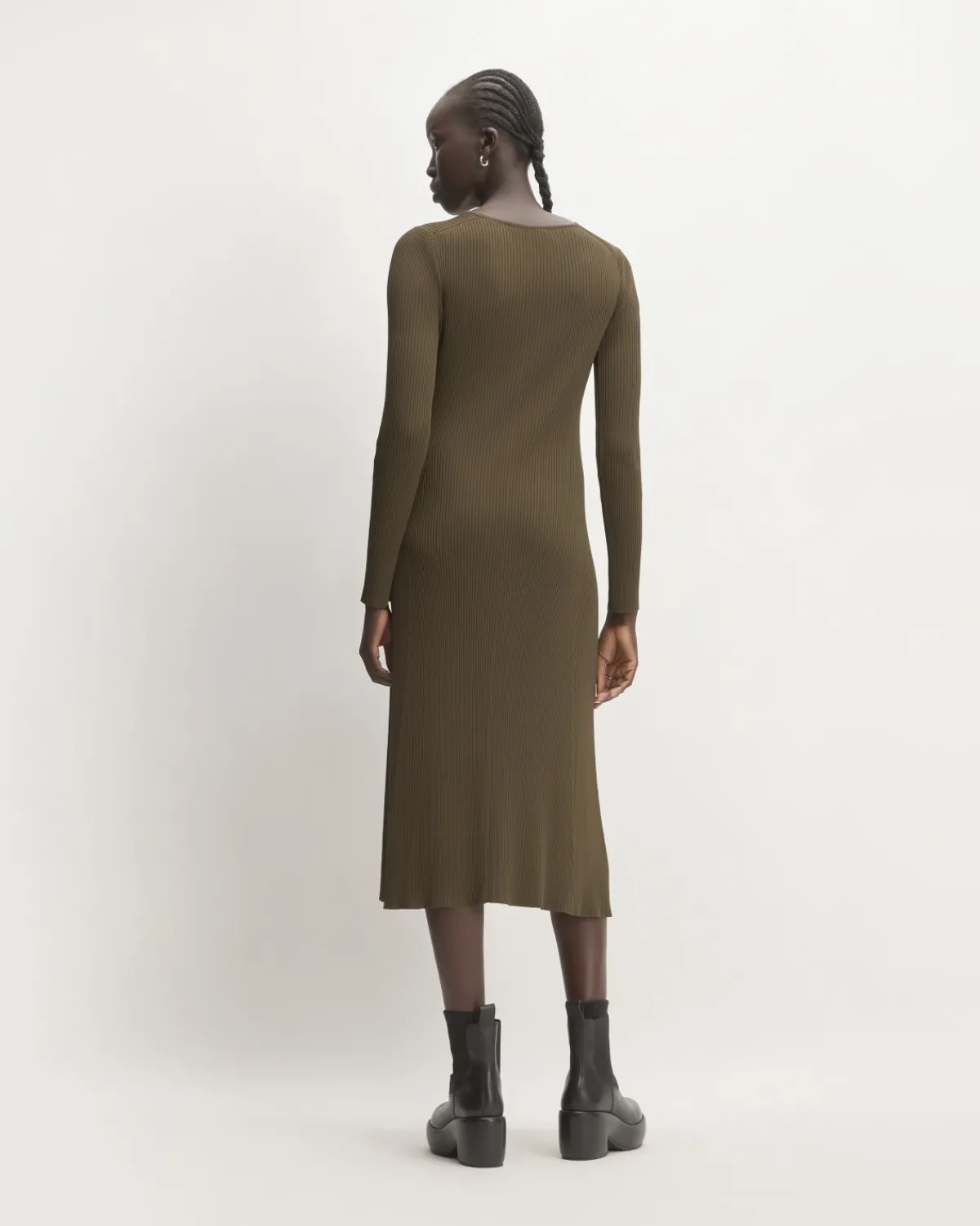 Everlane Dresses*The Ribbed Scoopneck Dress