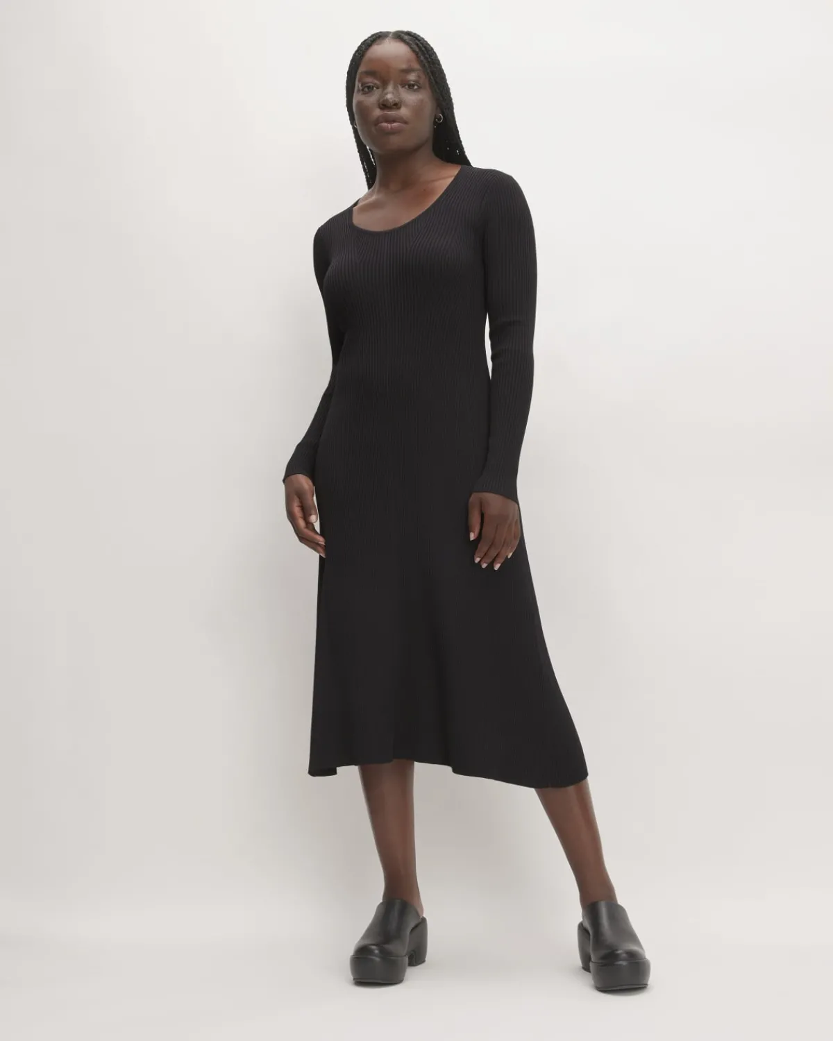 Everlane Dresses*The Ribbed Scoopneck Dress