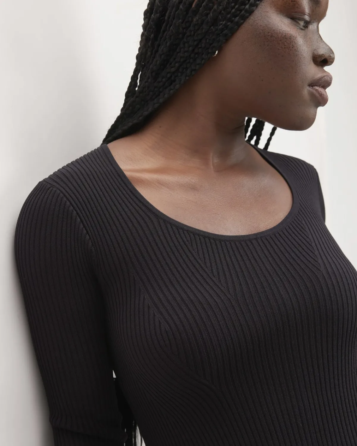 Everlane Dresses*The Ribbed Scoopneck Dress