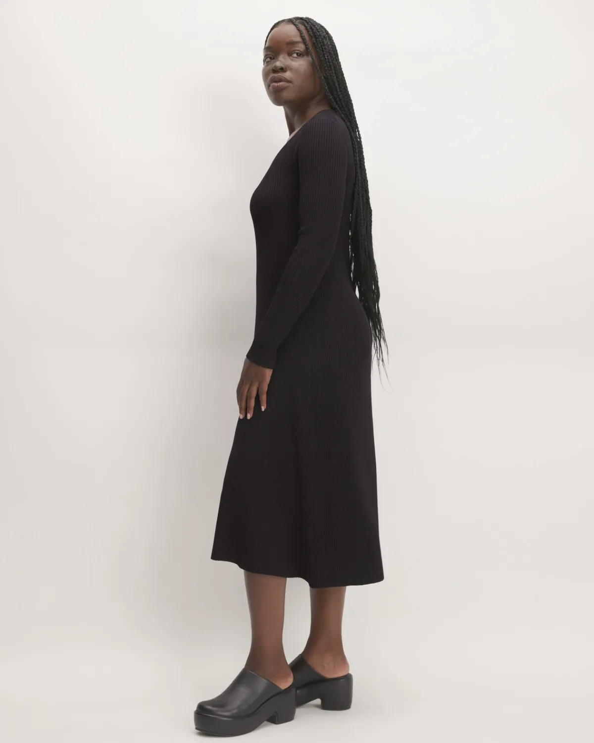 Everlane Dresses*The Ribbed Scoopneck Dress