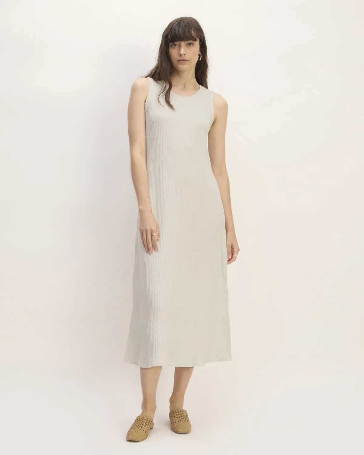 Everlane Dresses*The Rib-Knit A-Line Tank Dress