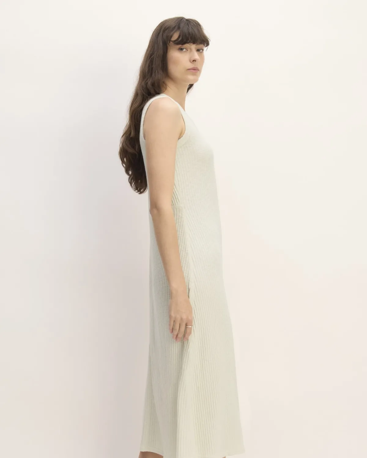 Everlane Dresses*The Rib-Knit A-Line Tank Dress