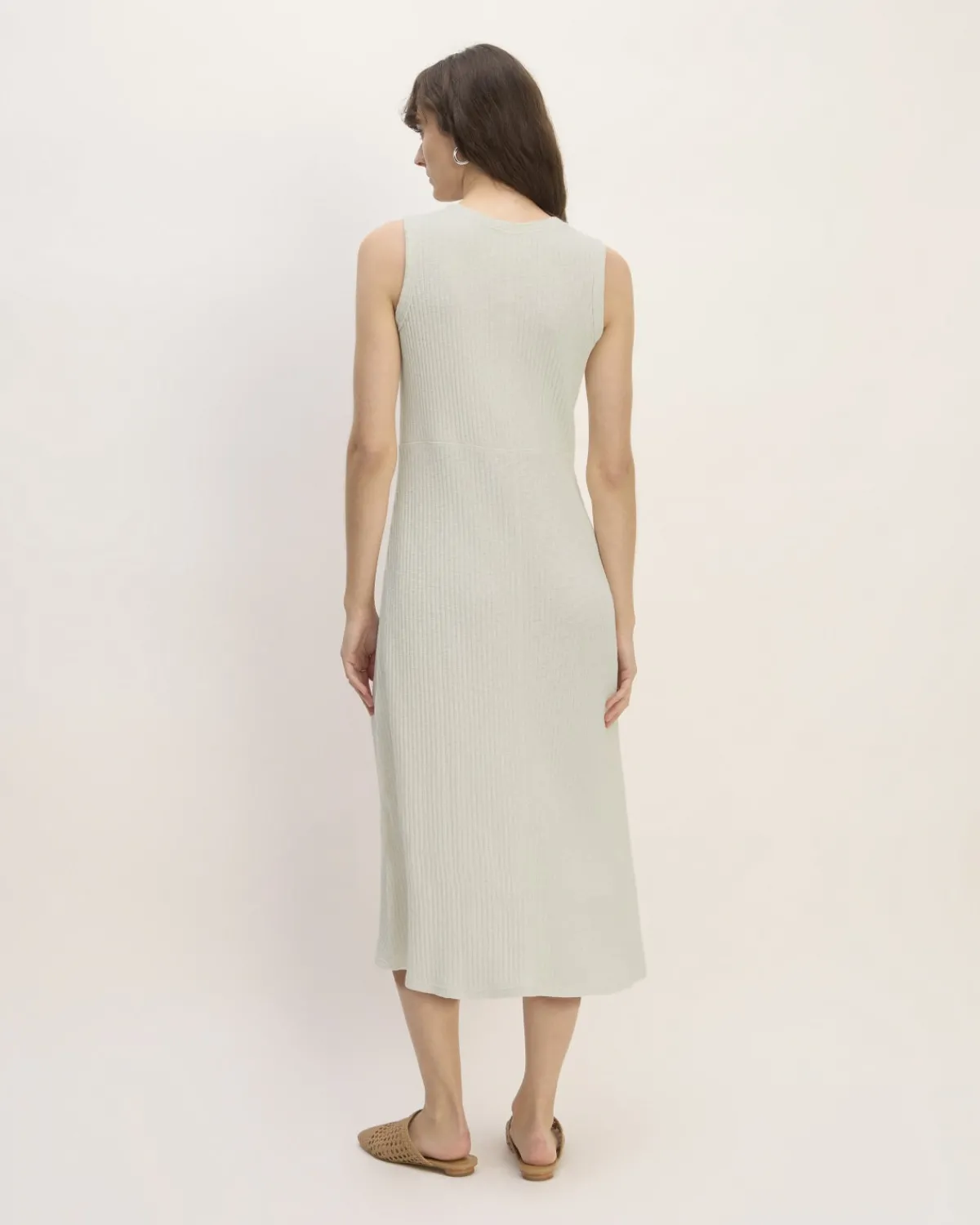 Everlane Dresses*The Rib-Knit A-Line Tank Dress