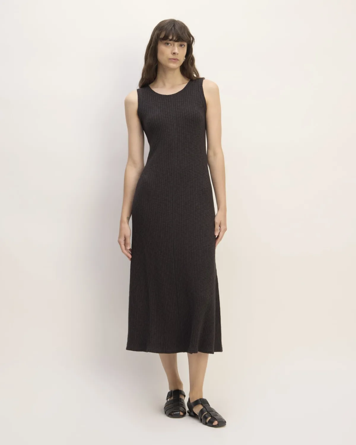 Everlane Dresses*The Rib-Knit A-Line Tank Dress