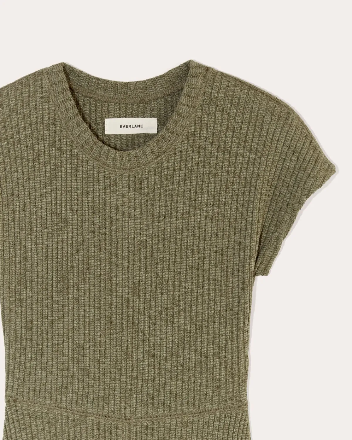 Everlane Dresses*The Rib-Knit Cap-Sleeve Midi Dress