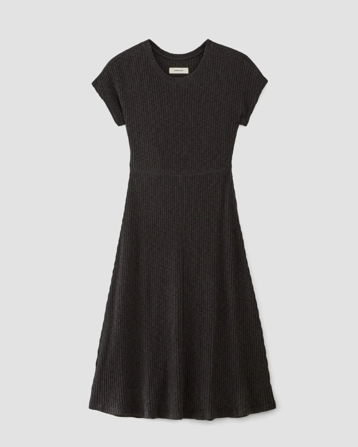 Everlane Dresses*The Rib-Knit Cap-Sleeve Midi Dress