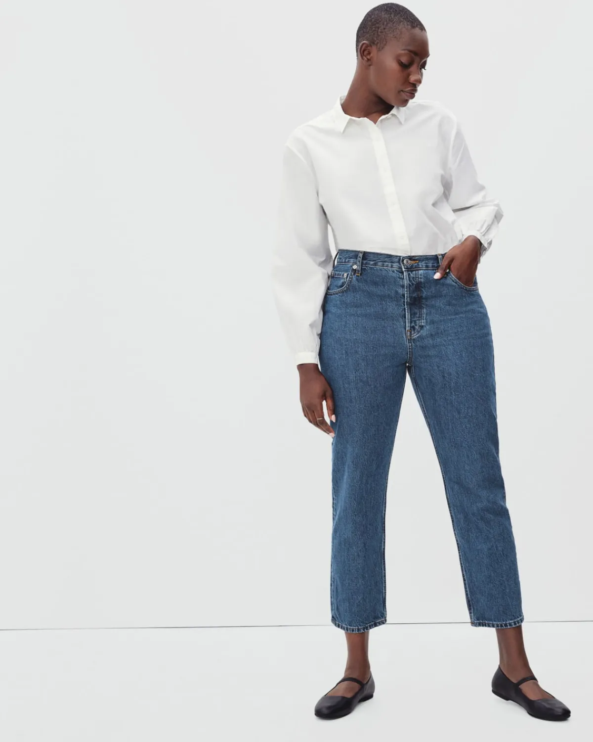 Everlane Bodysuits|Tees*The '90s Cheeky Hourglass Jean Black